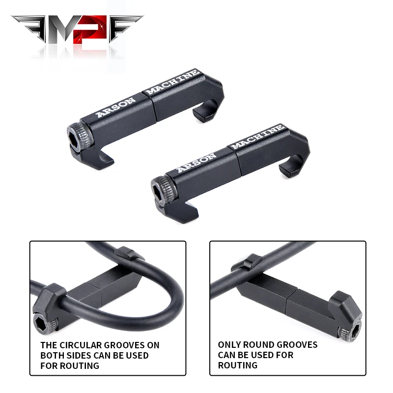CNC Picatinny WireGuide System Cable Management Arson Machine Tacatical Scout Light M600 M300 flashlight Switch Cable