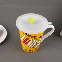 Креативный мультфильм Анти-пыль крышка чашки силиконовый уплотнение кактус кофе крышка