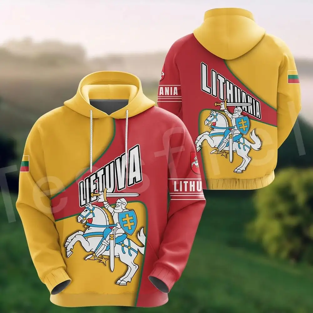 

Tessffel Retro NewFashion Lithuania Country Flag Pullover Streetwear Funny Tracksuit Harajuku 3DPrint Zipper/Hoodies/Jacket S-6