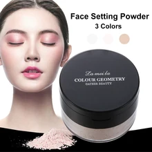 3 Colors Miracle Mattifying Setting Powder Loose Powder Face Makeup Waterproof Loose Powder Skin Finish Powder Oil-control