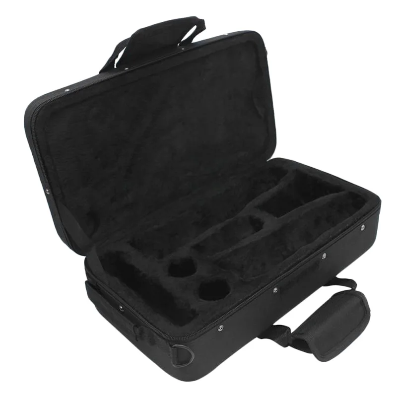 HOT-Clarinet Gig Bag Foam Padded Thicken Oxford Cloth Storage Bag Case with Carrying Strap Clarinet Accessories