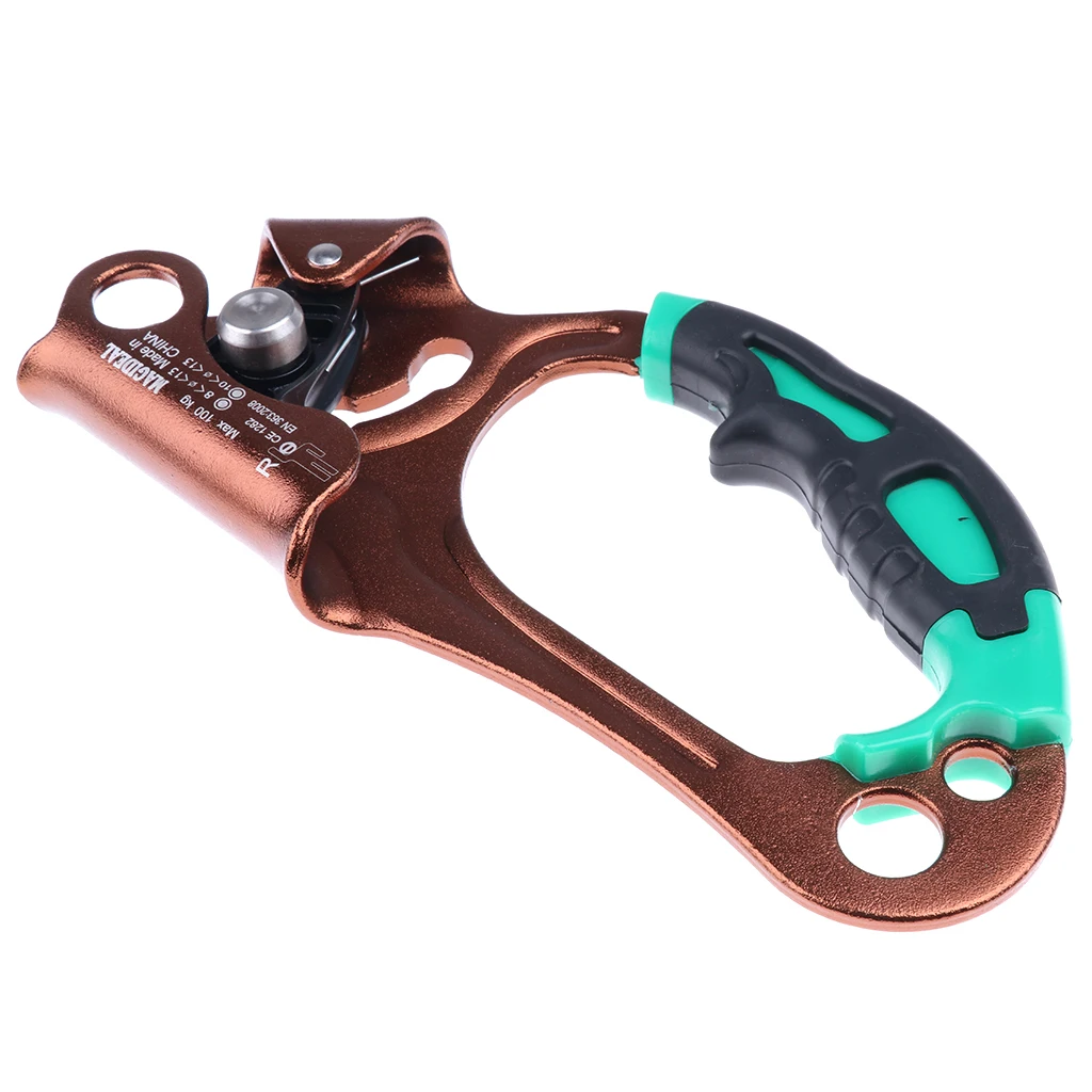 4KN Right Hand Ascender Rock Climbing Handheld Riser Mountaineer Equipment Climbing Accessories