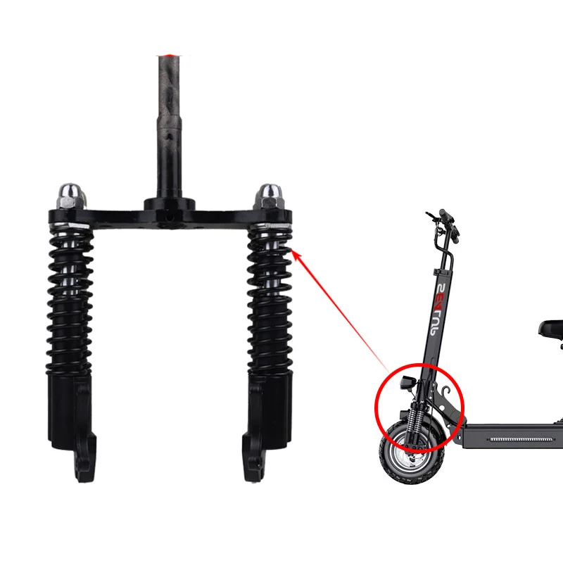 Electric Scooter Suspension Front Double Pipe Front Fork Damping