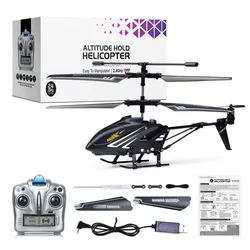 Mini hélicoptère télécommandé 2.4G pour enfants, modèle d'avion jouet pour garçon, cadeau de noël 