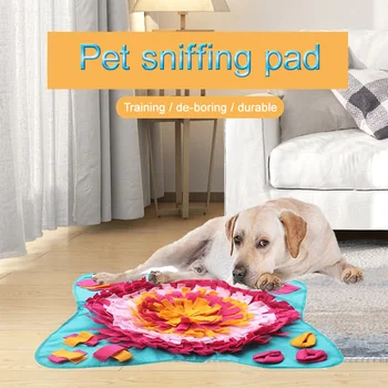 

Pet Dog Nose Work Mat Sniff Pads Cat Mat IQ Training Play Feeding Mats Blanket Toy Non-toxic Washable Bite Pet Supplies