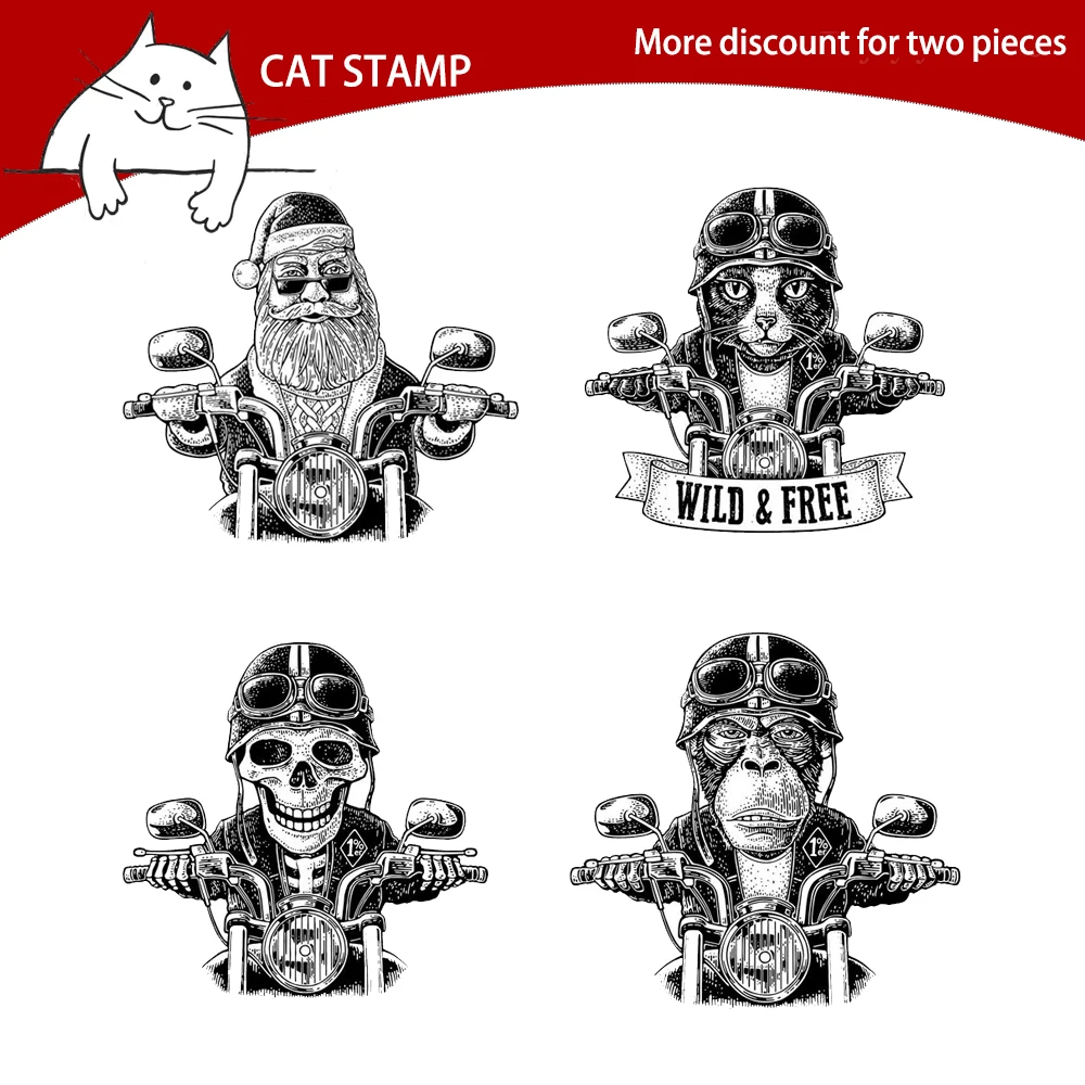 

Santa Claus Background Clear Stamps For Scrapbooking Card Making Photo Album Silicone Stamp DIY Decorative Crafts