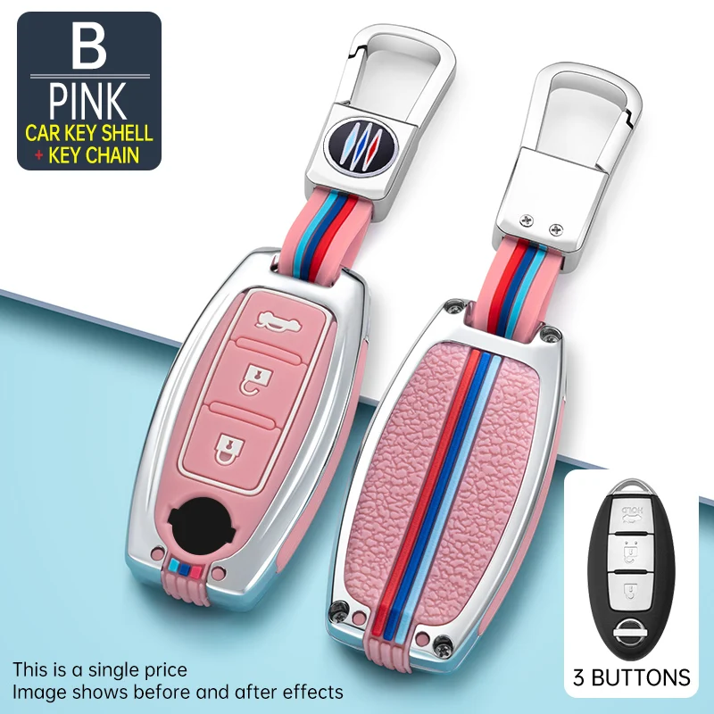 Custodia-per-chiave-a-distanza-per-auto-in-lega-di-zinco-Shell-Nissan-Qashqai-X-Trail.jpg Custodia per chiave a distanza per auto in lega di zinco Shell Nissan Qashqai X-Trail T32 T31 Juke J10 J11 Kicks Tiida Pathfinder Note per Infiniti - Custodia per chiave a distanza per auto in lega di zinco Shell Nissan Qashqai X Trail