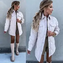  Green Patchwork Long Sleeve Turn Down Collar Women Jacket Button Pocket Plaid Autumn Winter Streetwear Female Tops Coat 2021 