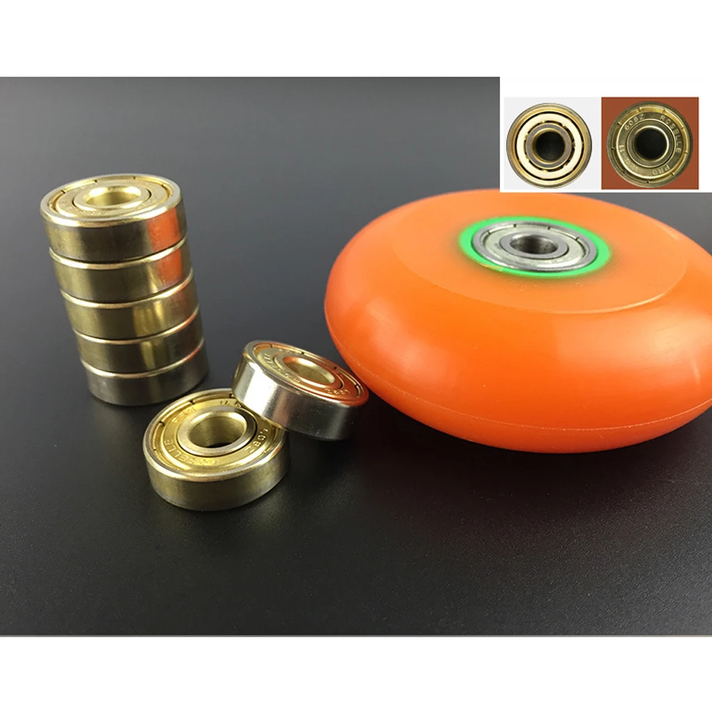 16Pcs 608 ZZ Skateboard / Inline Skate / Roller Bearing, Double