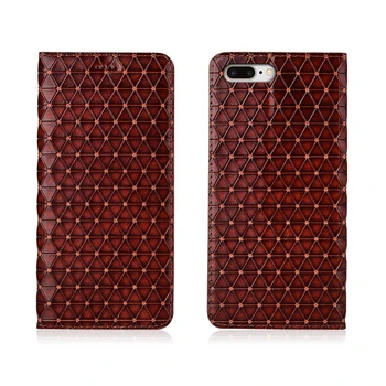 

Gneuine real Leather flip phone case bag for Apple iphone 7 Plus/iPhone 7 phone sleeve case stand cover card slot holder coque