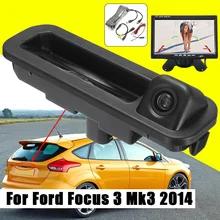 Cámara CCD HD para coche, vista trasera de coche, visión nocturna de estacionamiento inverso para Ford Focus 2012 2013 Focus 3 Mk3