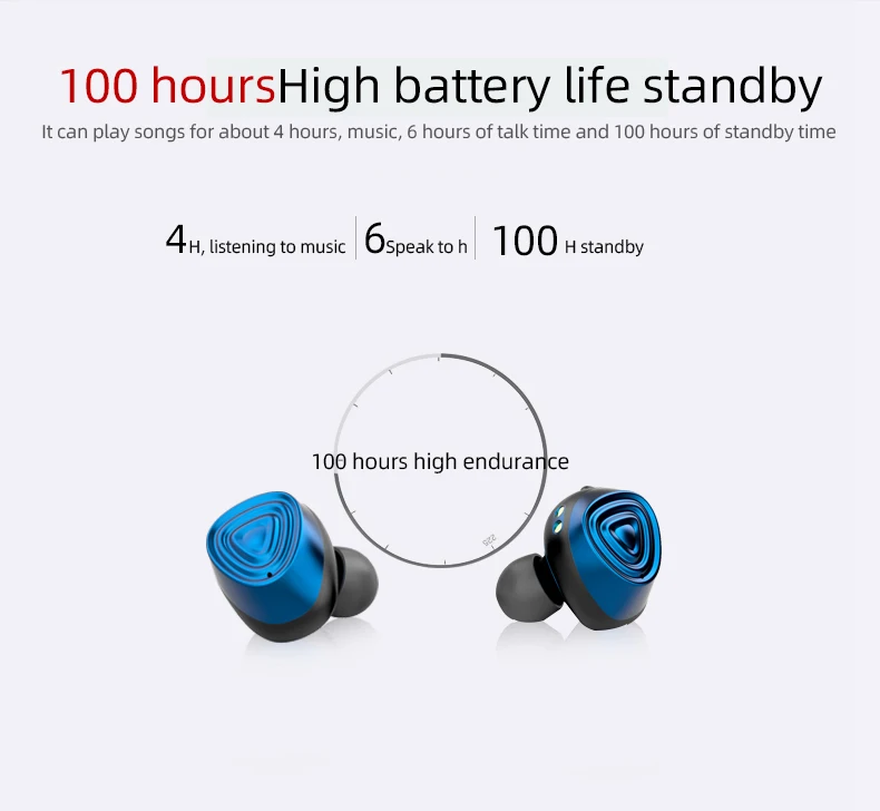 Новая частная модель D06 Смарт Bluetooth гарнитура true binaural 5,0 Автоматическое Сопряжение Беспроводная зарядка двойное шумоподавление TWS