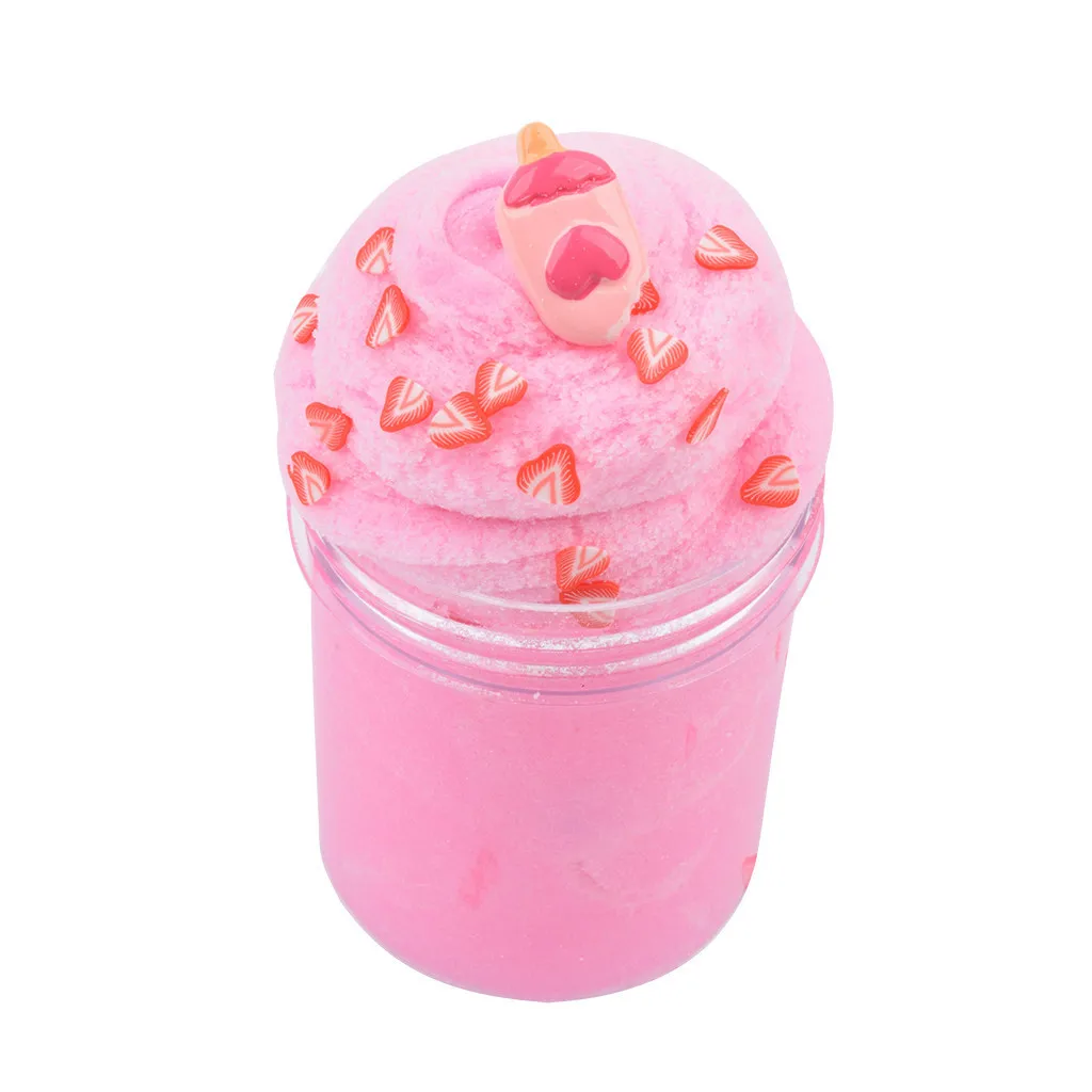 Mixing Color Ice Cream Cloud Clay With Accessories Slime Kids Clay Toys Girly Heart Pinch Fun decompressed cloud mud #B