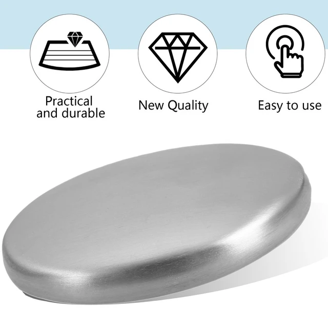 Stainless Steel Soap - Oval Shape Deodorize Smell From Hands Retail Magic  Eliminating Odor Kitchen Bar - AliExpress