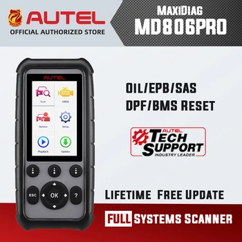 

Autel MD806 Pro OBD2 Scanner Upgraded Version of MD806 MD808 MD802 MD805 All System Diagnostic Tool Atomotive Diagnostic Scanner