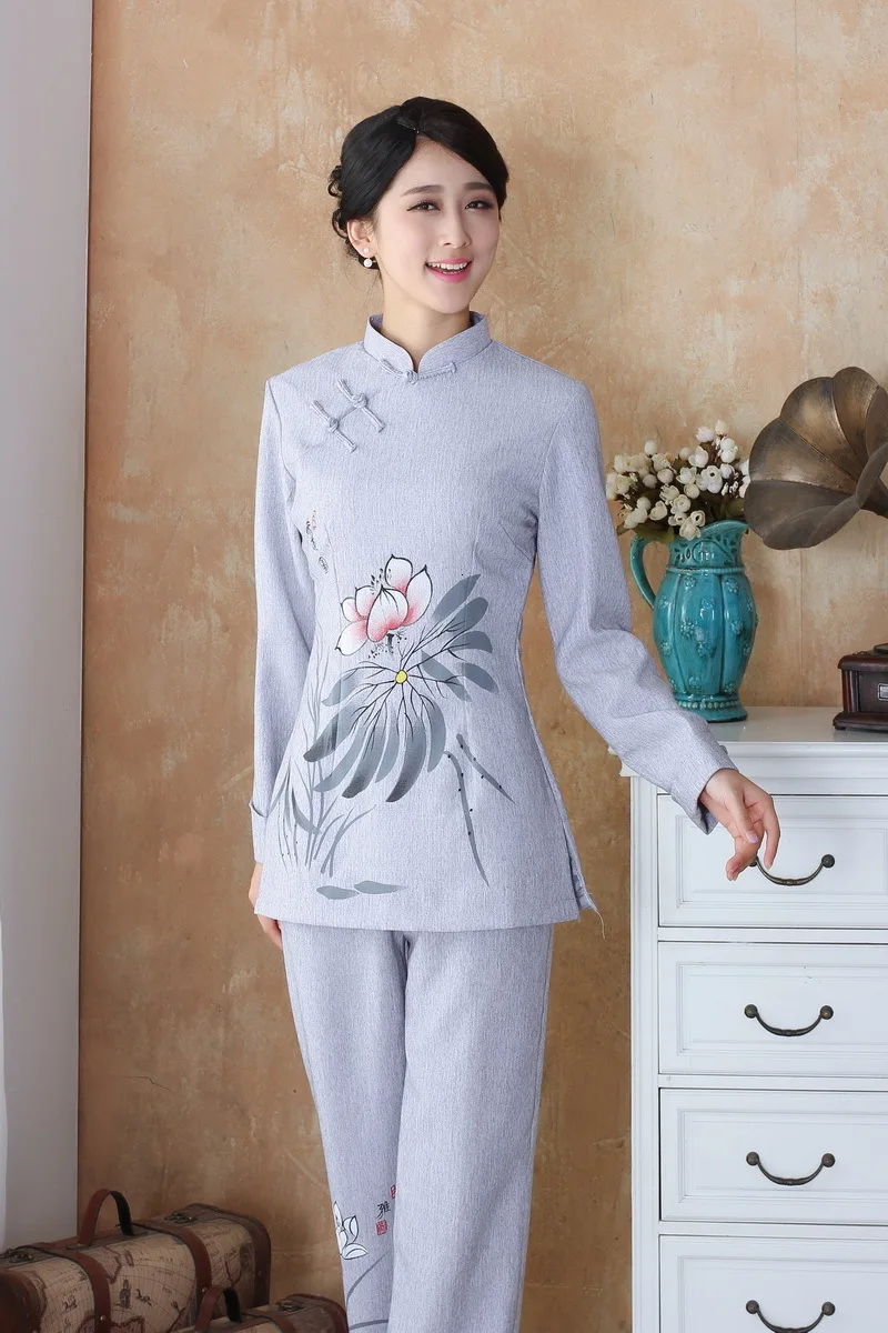  Cheongsam 糪 ǻ 콺  Ÿ  Hanfu ߱ ü Qipao  +   XXL 3XL 4XL ÷ ũ