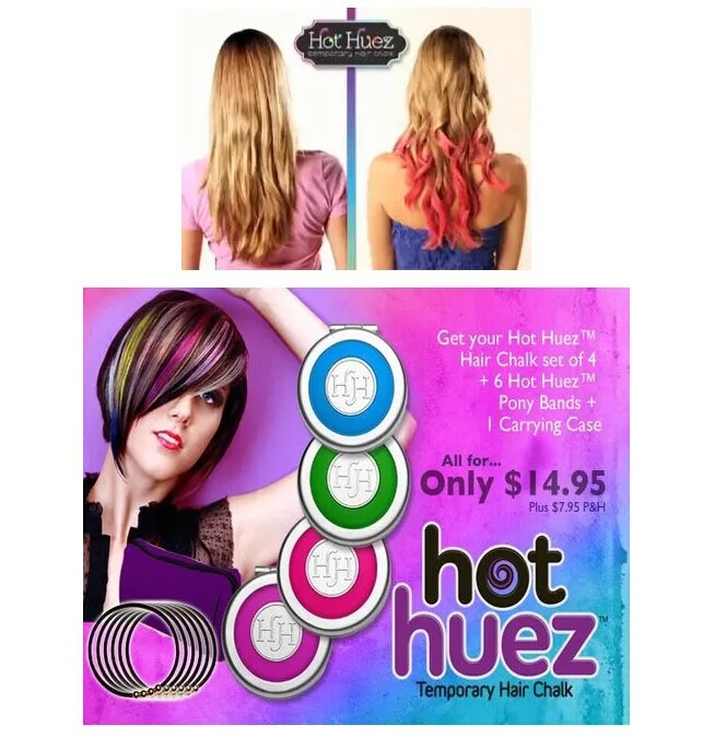 Четыре цвета инструмент для волос Горячие Huez одноразовая пудра для окрашивания волос цвет пигмент для волос на se bing