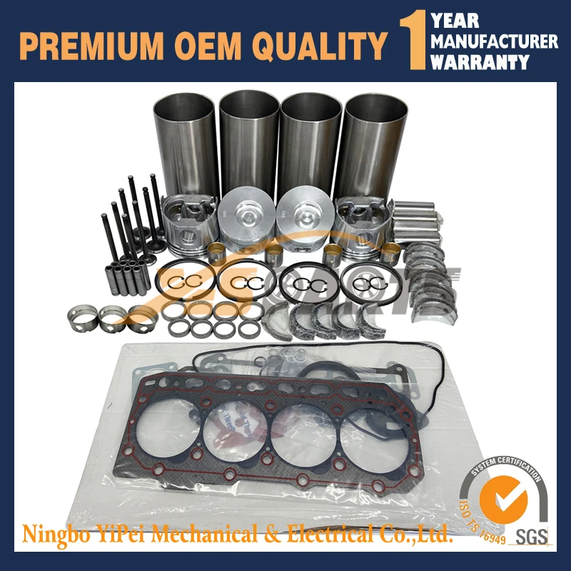 

4TNV88 4D88E-5XAB 4D88 Overhaul Rebuild Kit For Yanmar Komatsu engine Part