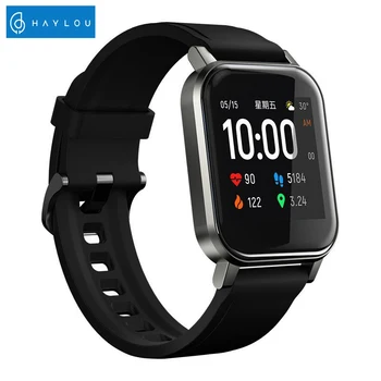 

Haylou Solar LS02 Smart Watch Heart Rate Sleep Monitor Call Reminder IP68 Waterproof 12 Sport Modes Bluetooth Smart Band