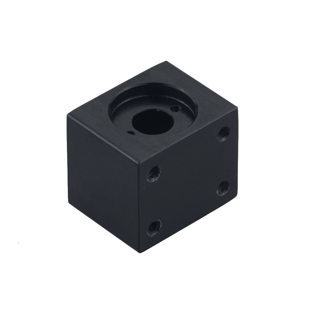 Nut Housing Bracket for T8 Trapezoidal Lead Screw Conversion Nut Seat Aluminum Block 15 3D