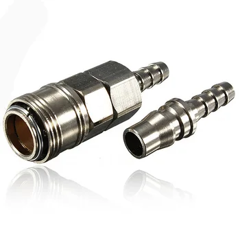 

1x 8mm Gas Hose Copper Nozzle Quick Release Connector Tool Fit Caravan Motorhome