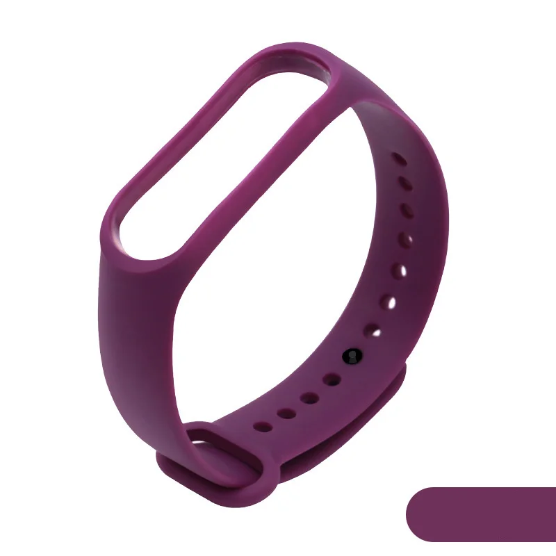 Purple M3 Strap Новые умные часы с цветным экраном, спортивные фитнес-часы, браслет, жизнь, водонепроницаемый, пульсометр, трекер активности, браслет для мужчин и женщин, часы - Цвет: Purple M3 Strap