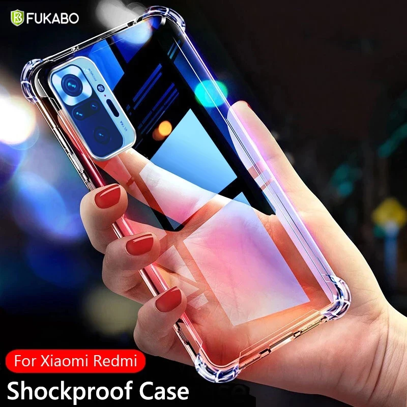 Shockproof Case For Poco M3 Pro X3 NFC Xiaomi Redmi Note 10 9S 8 7 6 5 6A 7A 8A 9A 9T Mi 11T 11 Ultra Back Cover | Мобильные