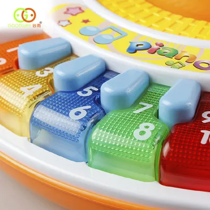 

[Hair] GOODWAY Game Table Early Education Toy Bilingual Intelligence 1-2-3-Year-Old Sound And Light Music Educational Toy