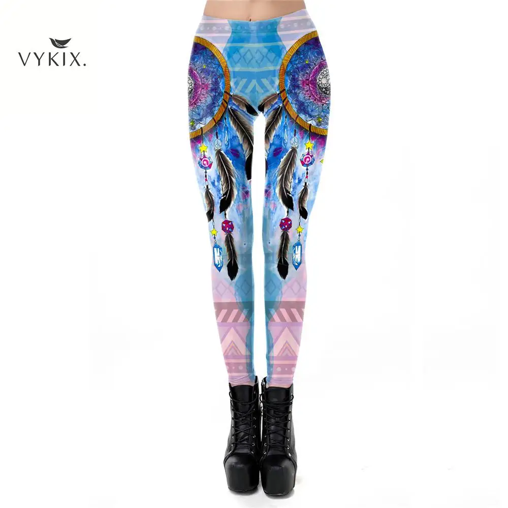Leggings Women Dreamcatcher Printing Leggins Mujer Boho Style Pants Workout Leggings Galaxy Slim Elastic Gothi Push Up Leggings