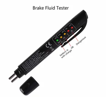 

5pcs/lot Universal Pen Automotive Brake Fluid Tester Diagnostic Tools Accurate Oil Quality 5 Leds Auto Vehicle Testing Tool