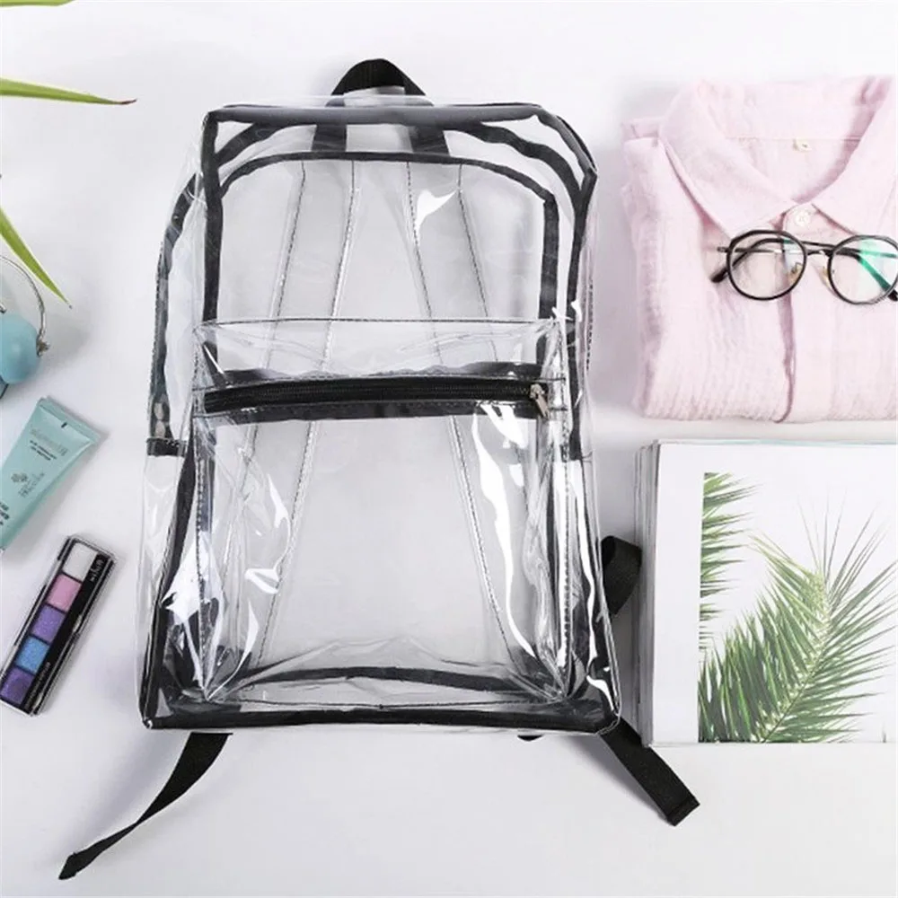 Transparent PVC Waterproof Swimming Bag Backpack Outdoor Sport Travel Beach Swimsuit Shoes Storage Organizer Pvc Dry Bag|Сумки для
