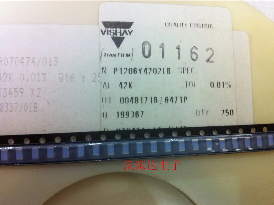 5 шт./лот P1206Y4202LB 1206 42K 0.01% 10PPM 1/4W SMD Резистор 100% новый и оригинальный | Электроника