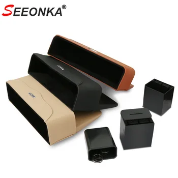 

PU Leather Car Seat Organizer Seat Crevice Storage Box Automotive Organizer Product with Coin Box Stowing Tidying