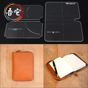 

DIY handmade leather goods clutch bag wallet acrylic version