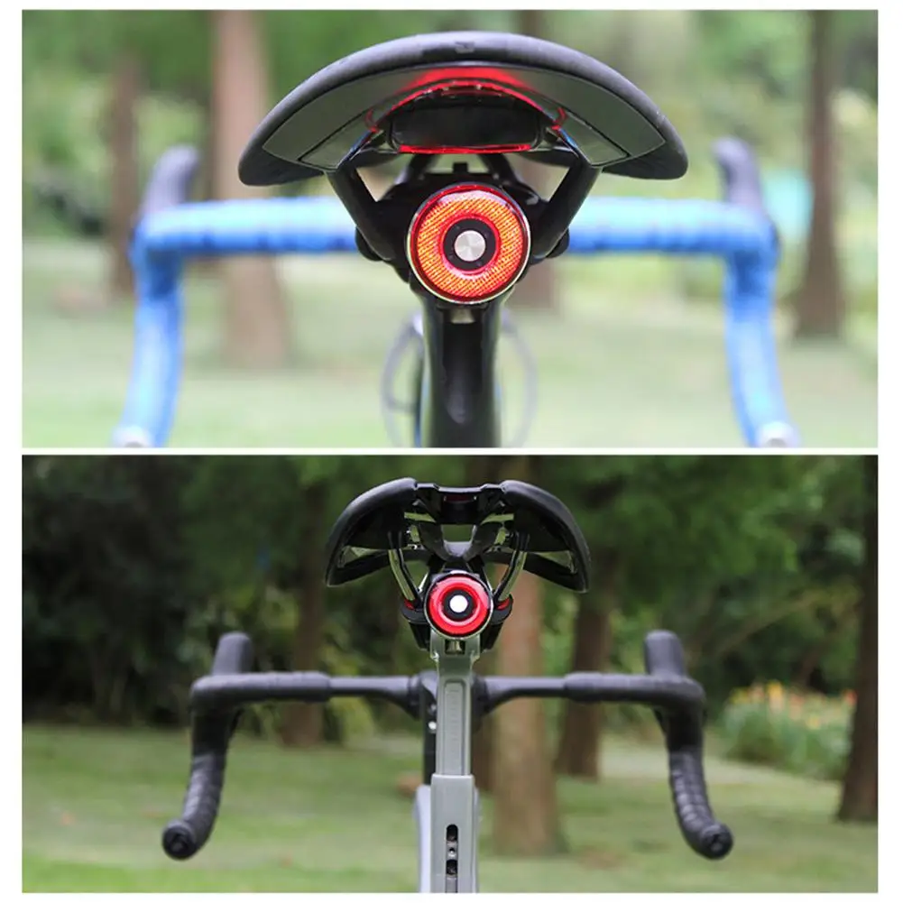 Top Smart Cycling Bicycle Lights Tail Light USB Rechargeable Multi Lighting Modes Seat Light Outdoor Cycling Bike Accessories 3 16