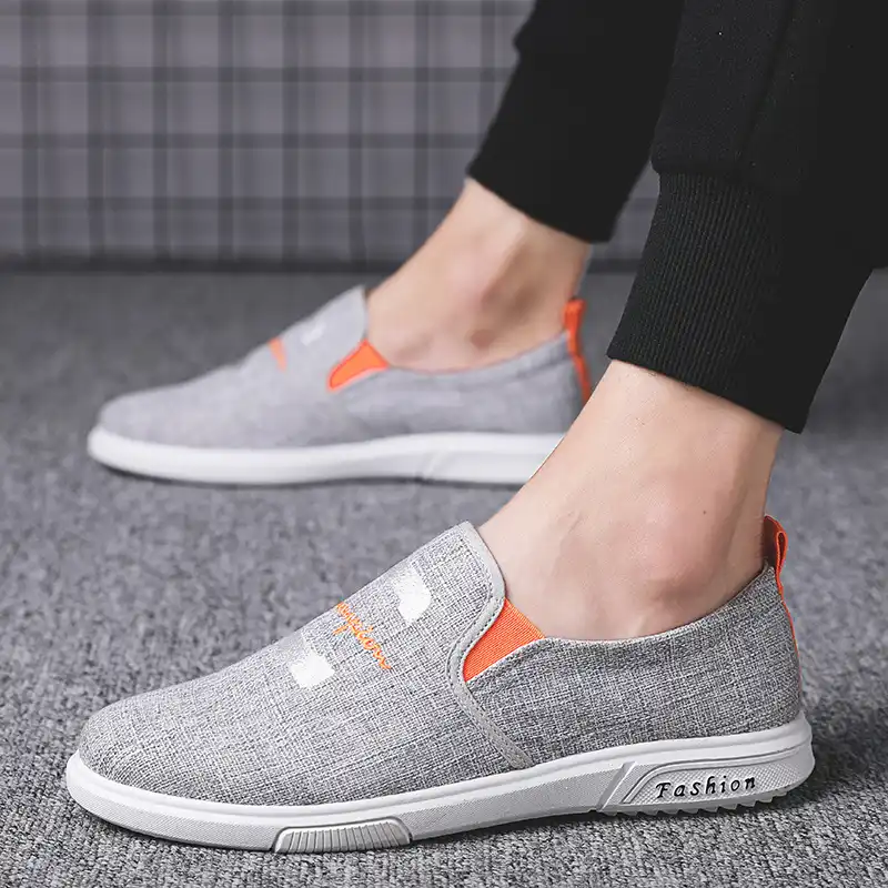 branded black sports shoes