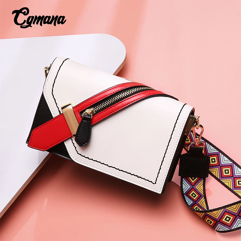 

Genuine Leather Bag For Women 2019 Small Crossbody Bag Shoulder Flap Bag Female Genuine Leather Handbag Wide Strap Messenger Bag