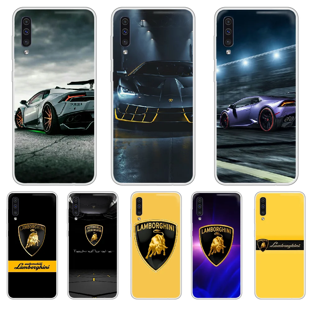 

Super Run Lamborghini Phone Case cover For XIAOMI Redmi Note 3 4 5 6 7 8 9 9s Pro max 8T 4X transparent funda 3D shell tpu Etui