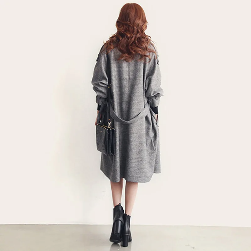 Осень Зима размера плюс длинная куртка ветровка Harajuku пальто Manteau Veste Femme Hiver Zaful Vadim Женское пальто YL600