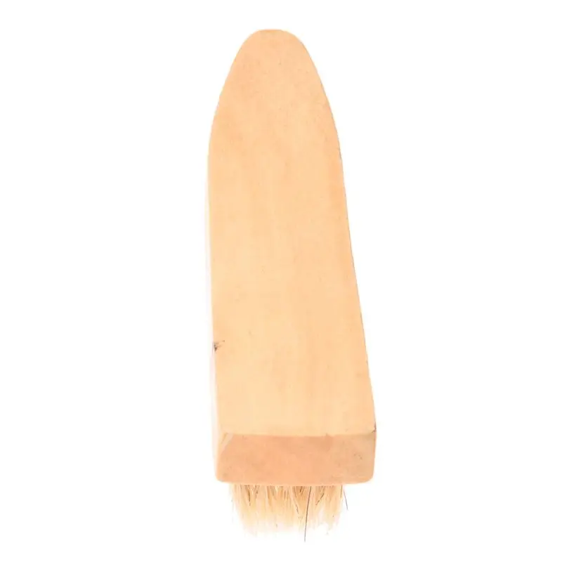 1 x Shoe/Boot Wooden Polish Applicator Polishing/Buffing Brush