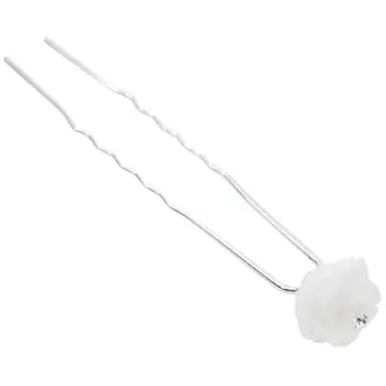 

20PCS Crystal Diamond Rhinestone Wedding Bridal Party Flower Hair Clip Rose Flower Hairpin