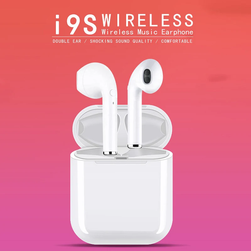 

Wireless Bluetooth earbud Wireless Headset i9 tws mini Headphones For Xiaomi 1:1 Apple phone Wireless Earphone with Charging pod