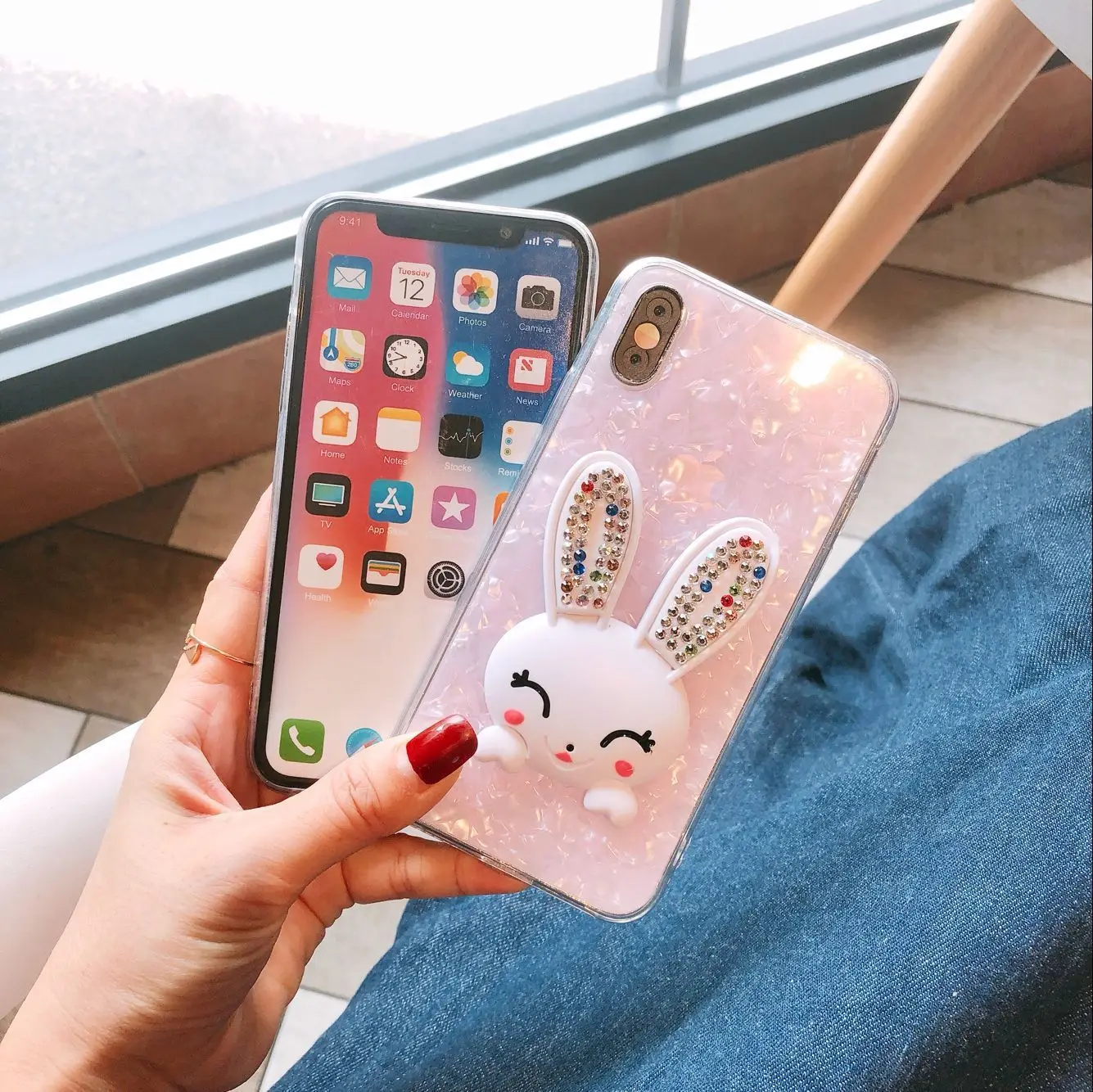 Для IPhone 6 6S 7 8 Plus X XS XR Max samsung S Note 8 9 10 PIus Lite Pro A 10 20 40 50 чехол для телефона Coque мягкая поддержка ушей