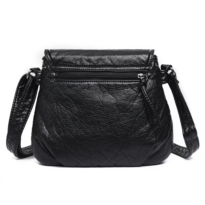 CAIOAIFEI винтажные мягкие моющиеся сумки через плечо из искусственной кожи для