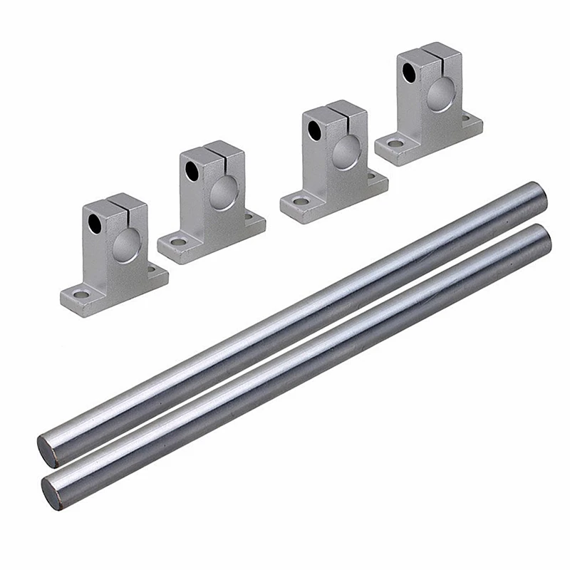 

Light Rod Bearing Linear Bracket 3D Printer Parts Fixed Aluminum Support Seat SK8 to SK40 XYZ Table for DIY CNC Route