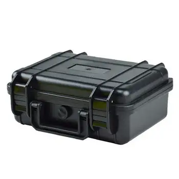 

Outdoor Plastic Shockproof Waterproof Box Airtight Survival Storage Case Container Carry Box Black