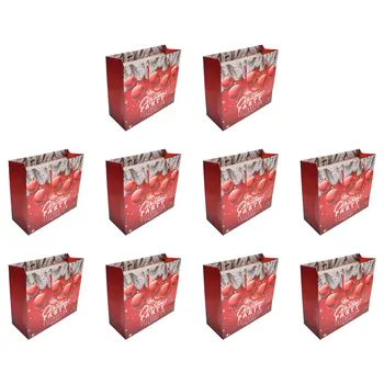 

10Pcs Packing Bag Gifts Bag Treat Bag for Party Christmas Gift