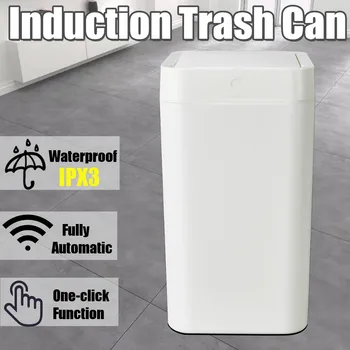 

8L Charging Automatic Touchless Automatic Smart Infrared Motion Sensor Rubbish Waste Bin Kitchen Trash Can 110-240V