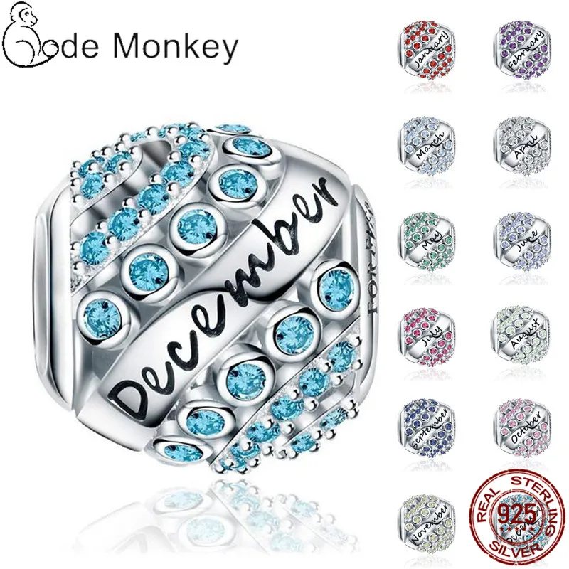 Bangle Bracelet Birthstone Fashion Jewelry 925-Sterling-Silver Women Women
