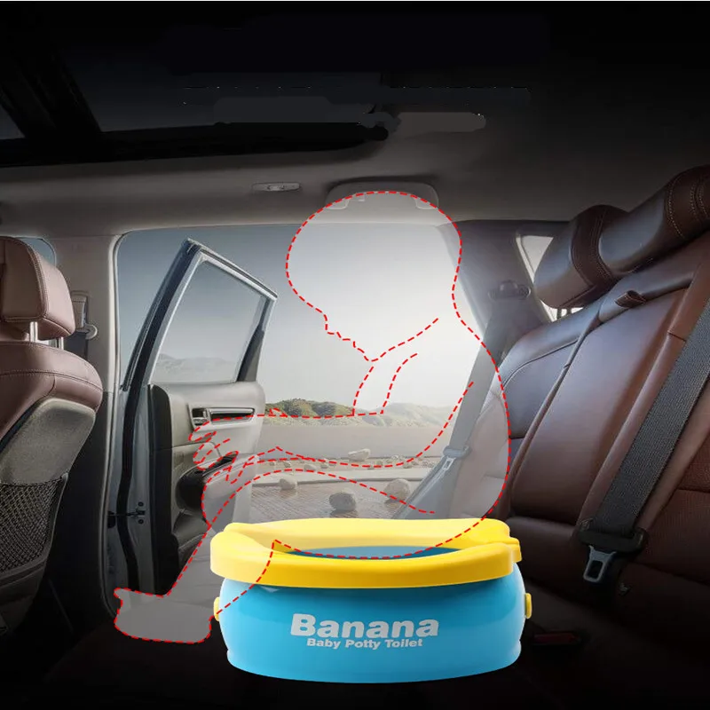 multifunctional baby potty toilet portable urinal potty toilet travelling toilet office waste baske